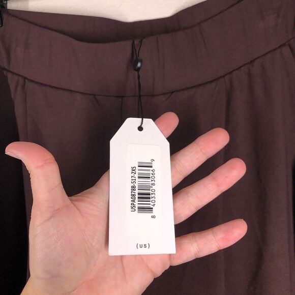 NWT Universal Standard Casual Culottes Pull On Cropped Wide Leg Pants 2XS Or 6/8 - Picture 8 of 9